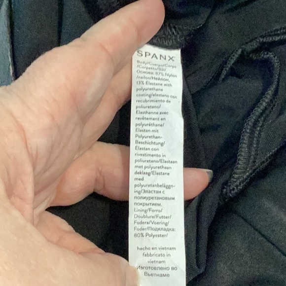 Spanx Faux Leather Leggings Black Size L Style 2437 - Picture 6 of 7